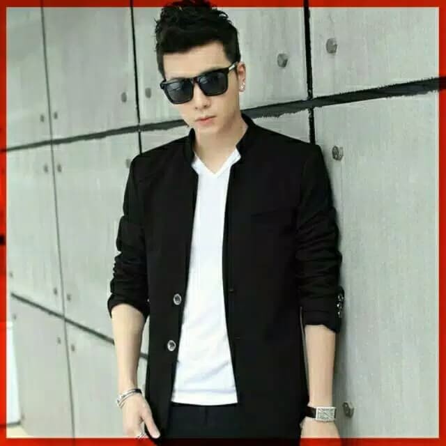 Pria-Blazer- Blazer Korea Jas Keren Hoodie Pria Murah Berkualitas -Blazer-Pria.