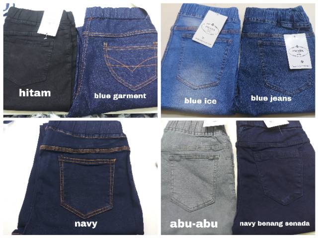 FWR - Celana Jeans pinggang karet | legging jeans /celana jeans karet wanita / celana legging