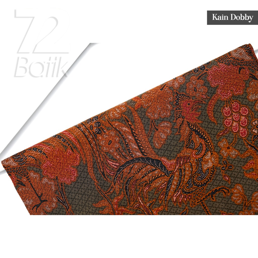 KAIN BATIK PREMIUM Bahan Dobby Motif Jago Alas Warna Hijau Ijo Alam 728769 Cap 72 Jarik Jarit Samping Kebat Panjang Batik Dobby Modern Premium Bahan Seragam Batik Pernikahan Kantor Keluarga Murah Kamen Jadi Batik Bali Lembaran