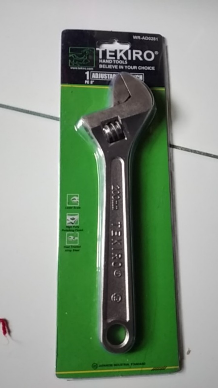 Tekiro Kunci Inggris 8 Inchi Wr-ad0281