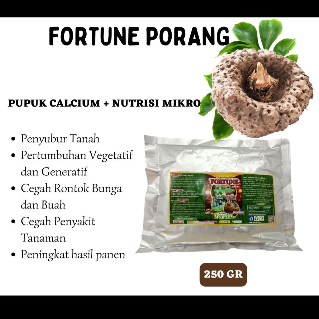 Booster Umbi Porang, Pupuk Booster Porang Pembesar Umbi Porang , Pupuk Porang Organik