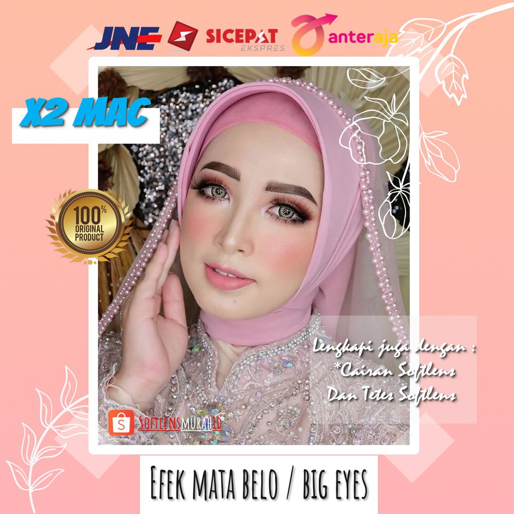 Softlens Minus X2 MAC Big Eyes 16 mm