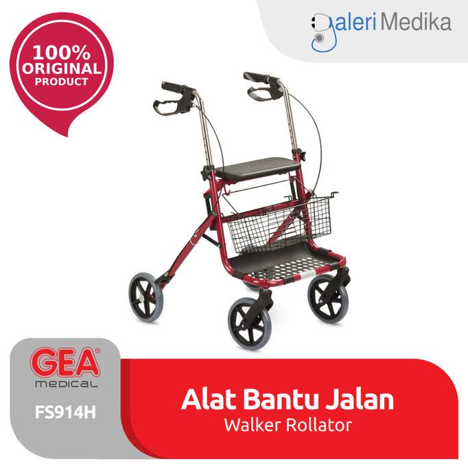 Walker Rollator GEA FS914H / FS 914 H - Alat Bantu Jalan