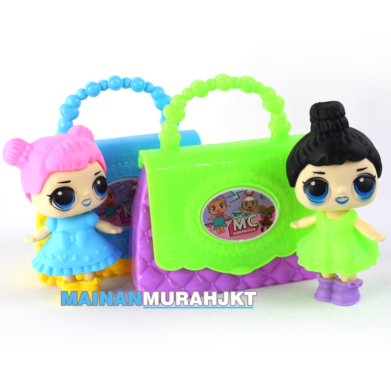 MAIANANKEI ANAK MURAH FUN AND SURPISES MO06 TAS MINI BONEKA MAINAN ANAK PEREMPUAN