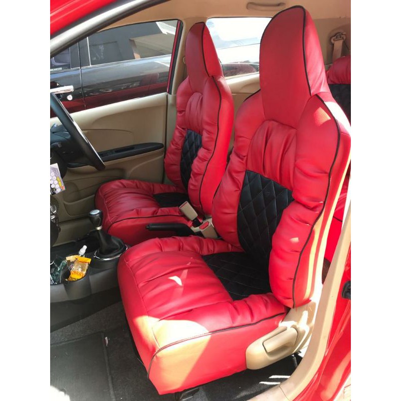 Sarung jok mobil brio - model sofa