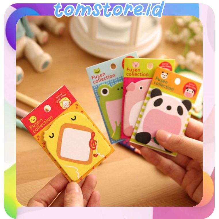 

TOMSTORE.ID Sticky Notes Motif Hewan Tempelan Kertas Catatan Memo Note Karakter Animal Mini Book Karakter Binatang Lucu R457