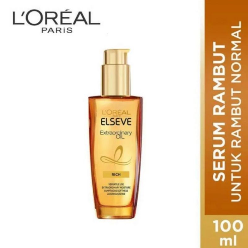 Loreal Paris Elseve Extraordinary Oil 100 ml extra serum minyak rambut rich gold