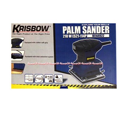 Krisbow Palm Sander KW0700862 alat Mesin Amplas Pelicin