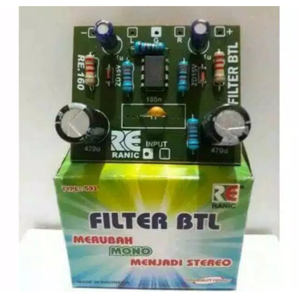 Kit filter btl amplifier