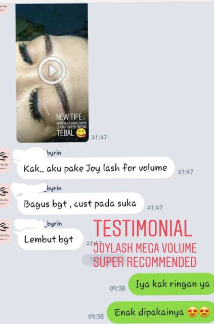 JOYLASH Instant mega volume eyelash extension bulumata russian volume