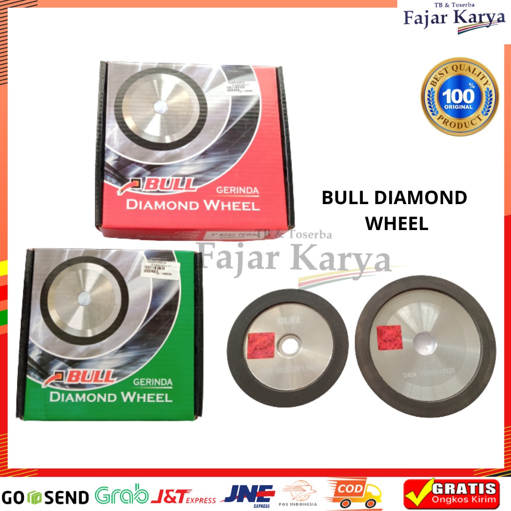 Diamond wheel asah TCT Bull grinda asah