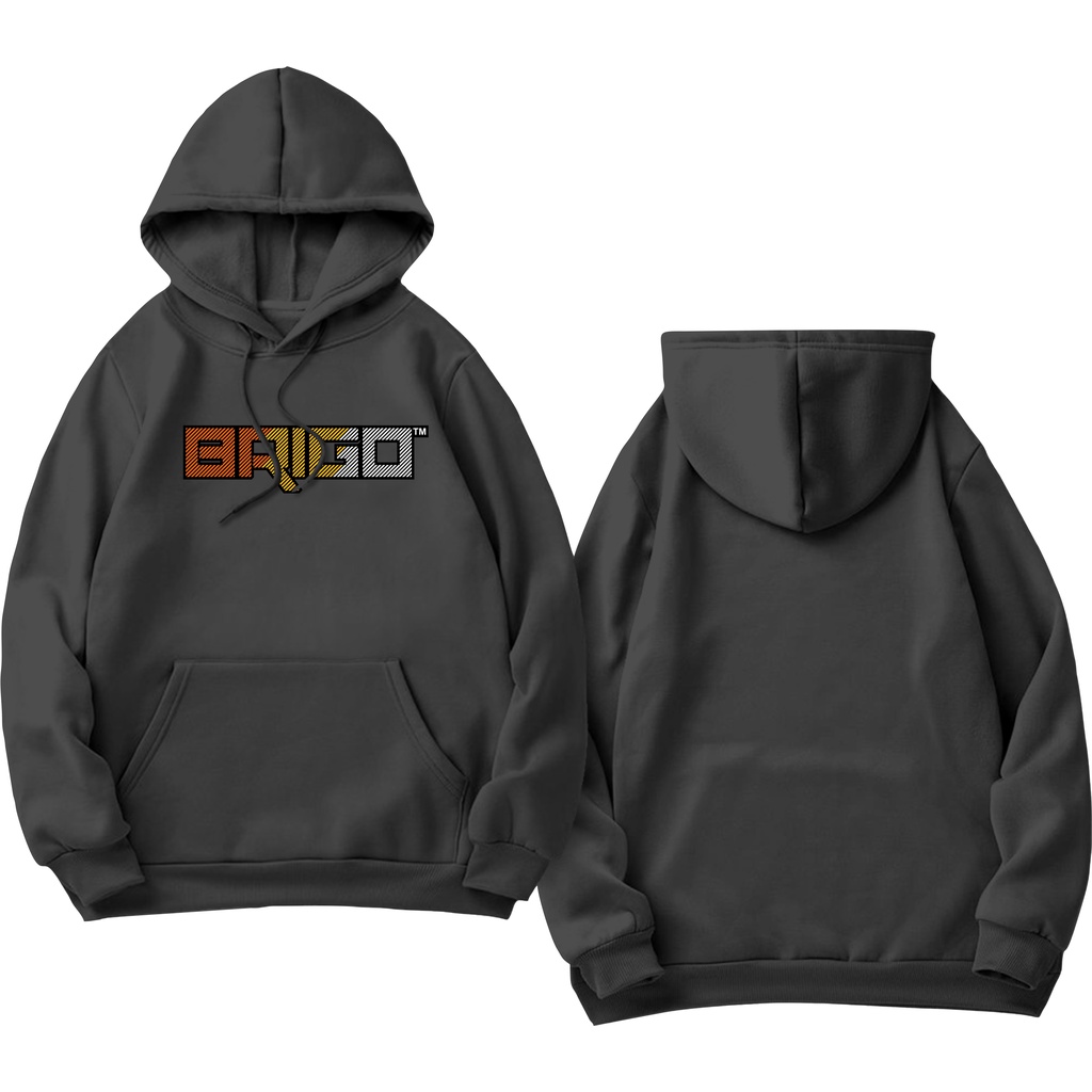 Sweater Hoodie BRIGO Sablon DTF Fleece Cotton  || BRIGO Jumper Hoodie  Slash 3D M-XXL (Pria &amp; Wanita) Free stiker&amp;Gantungan Kunci