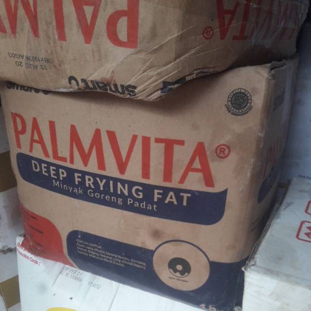 

Minyak padat palmvita deep frying fat