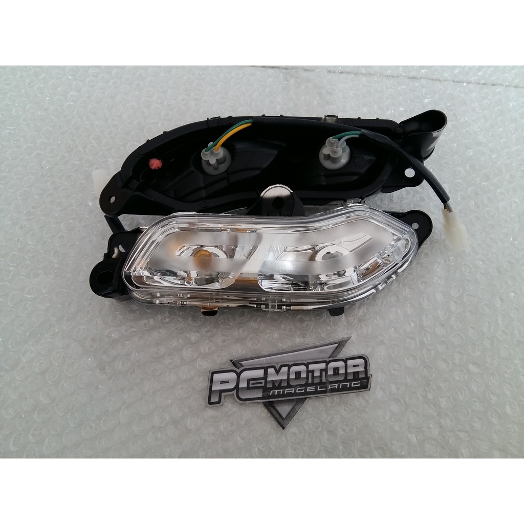 Lampu Sein Sen Riting Reting Depan Set Bohlam & Socket Scoopy FI Old 2013 - 2016