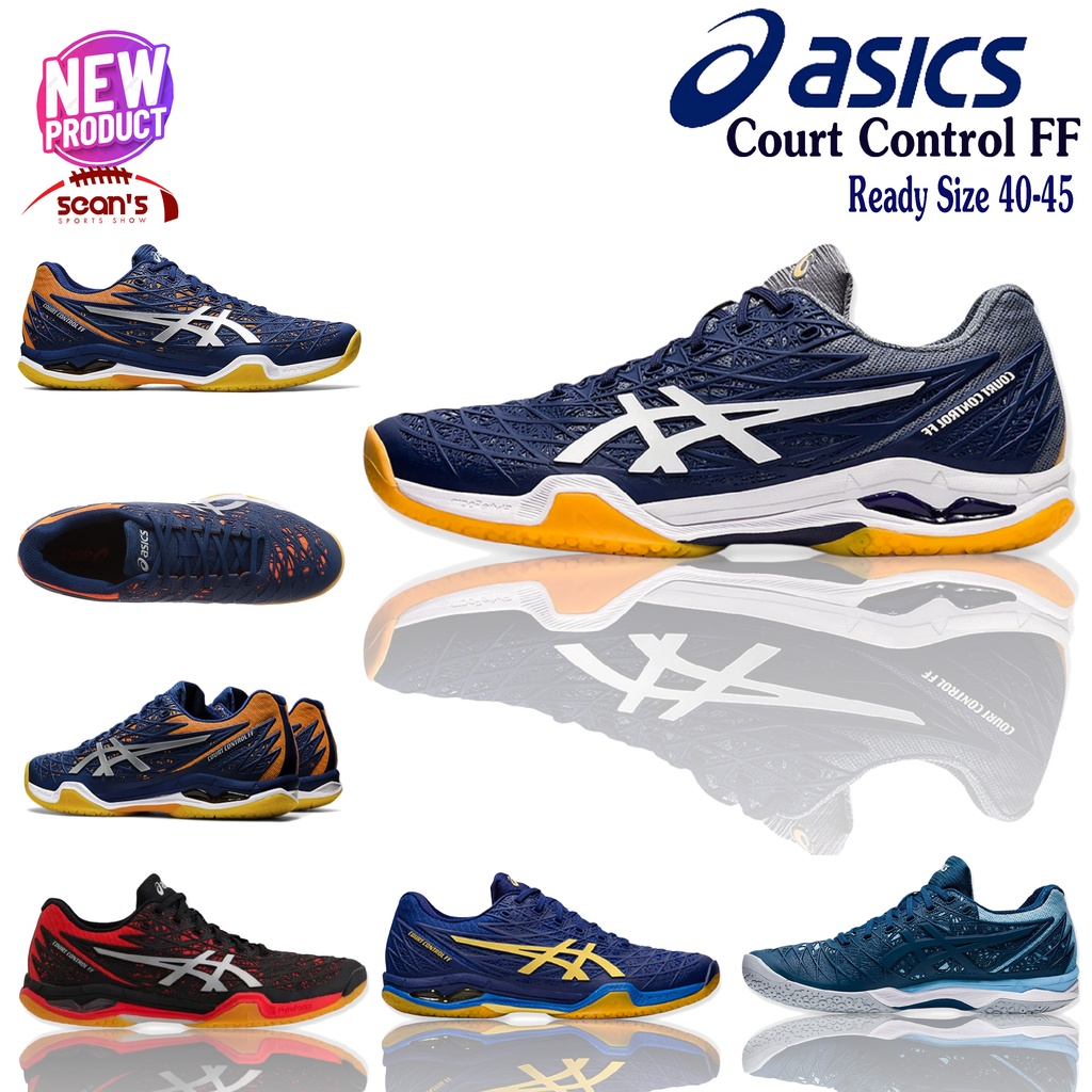 Murah Sepatu Badminton Asic's Court Control FF Terlaris Sepatu Tenis Lapangan Pria/wanita Sepatu Vol