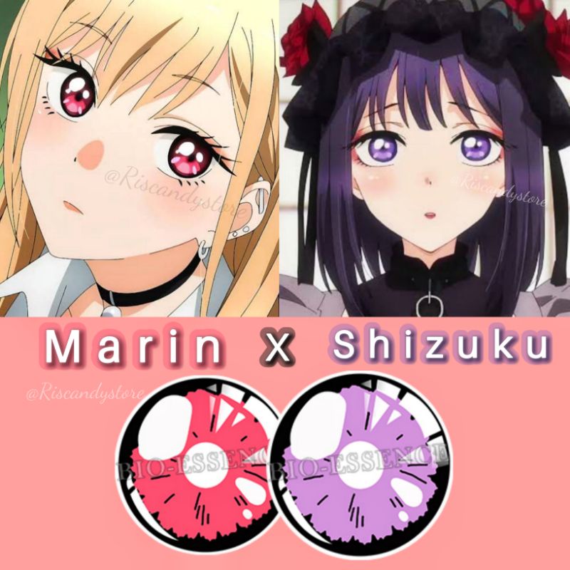 Softlens Marin kitagawa x Shizuku Tan / Softlens Pink / Softlens Ungu / Softlens marin / Softlens Shizuku