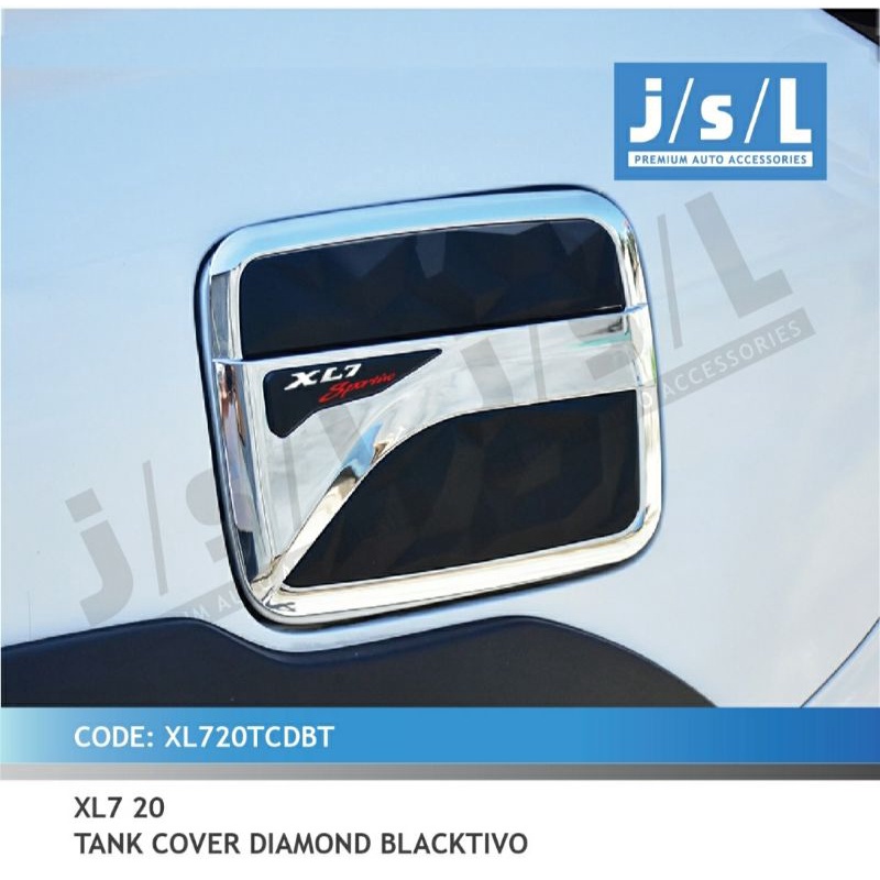 Cover Tank Tutup Tangki Bensin XL7 Diamond Chrome JSL