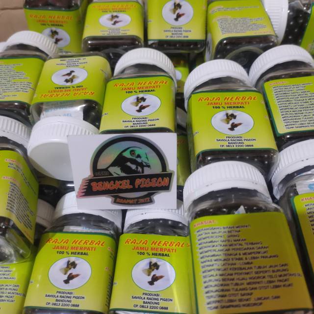 Jamu vitamin ramuan burung merpati raja herbal dara lomba balap kolongan tomprang pos