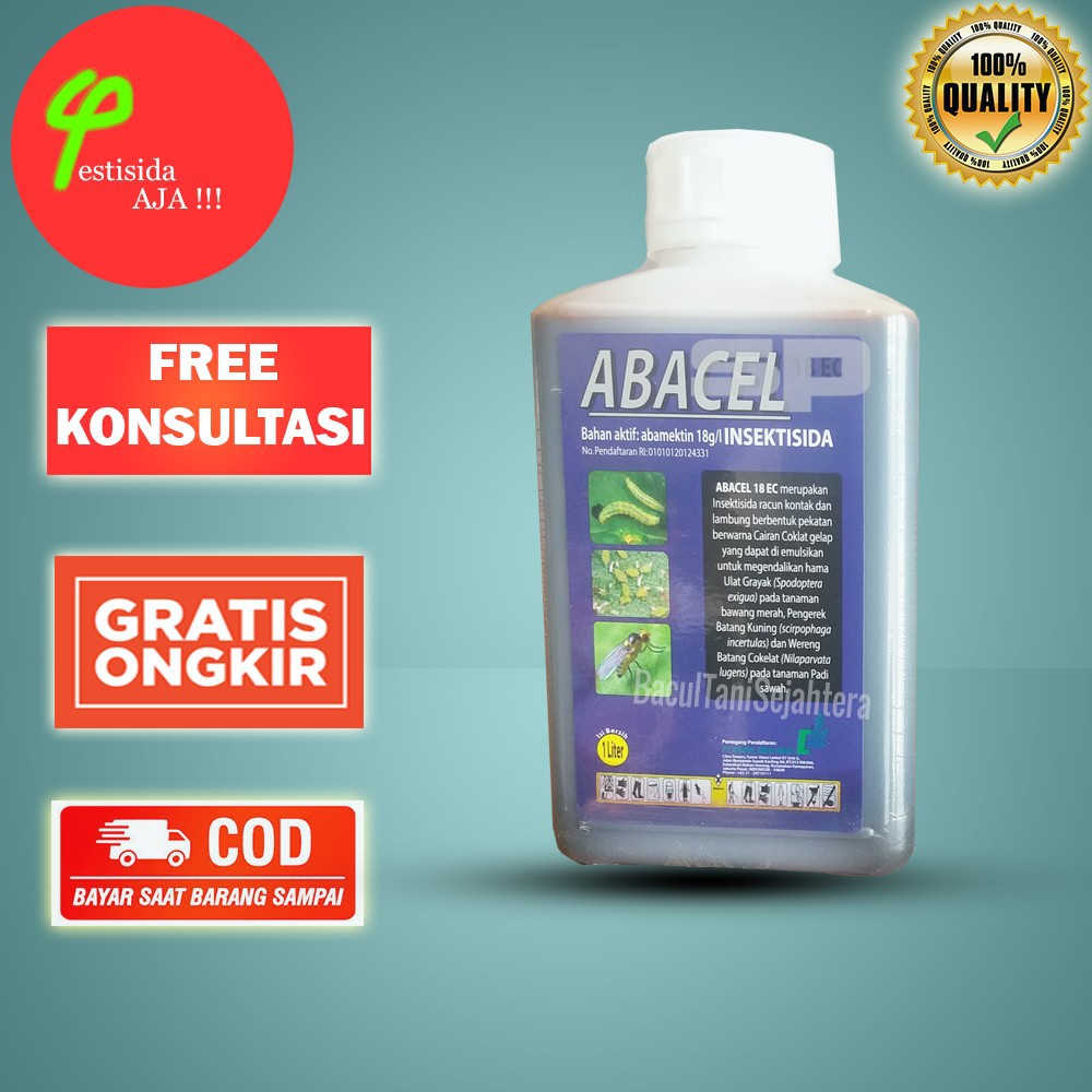 ABACEL 500 ML 18 EC INSEKTISIDA Ulat Grayak Ulat Bawang Ulat Buah