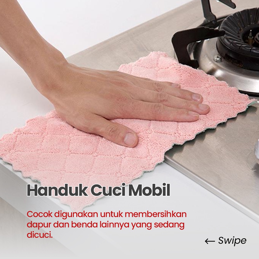 Kain Lap Microfiber Lap Dapur Cepat Menyerap Air