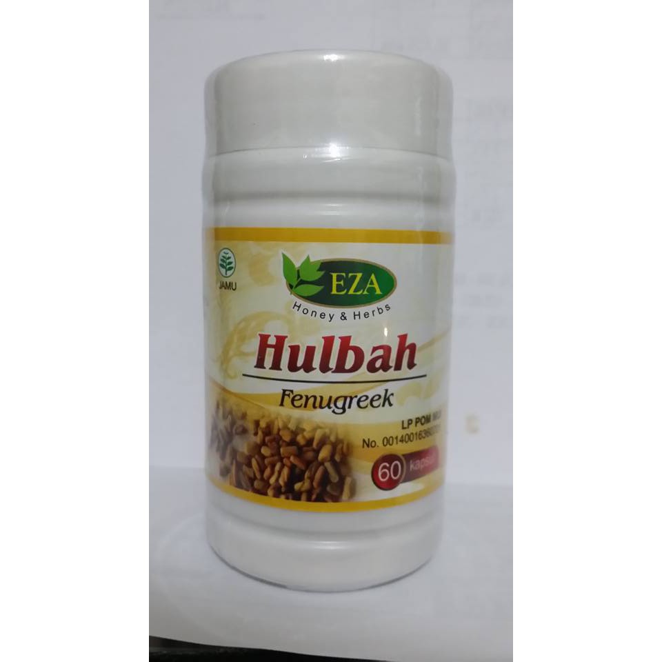 Kapsul HULBAH EZA 60 Kapsul Fenugreek Pelancar ASI Booster