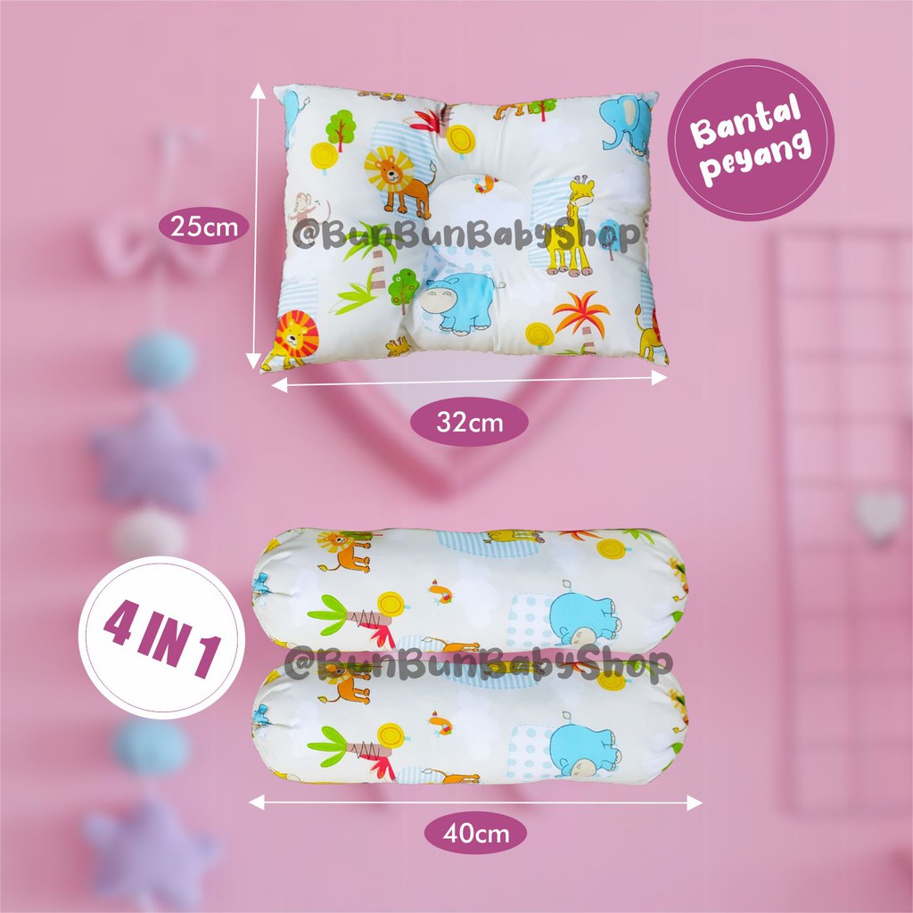 Bed Cover Baby Set Motif Bayi Selimut Perlengkapan Tidur Bayi Lahir Newborn Lucu Laki Perempuan