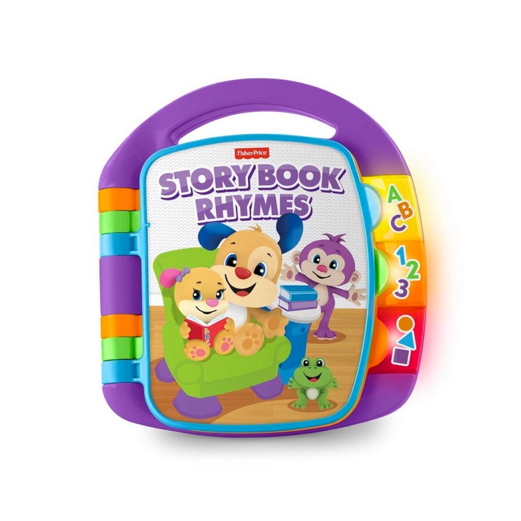Fisher Price Laugh and Learn Storybook Ryhmes - Mainan Buku Cerita Edukasi Anak Balita
