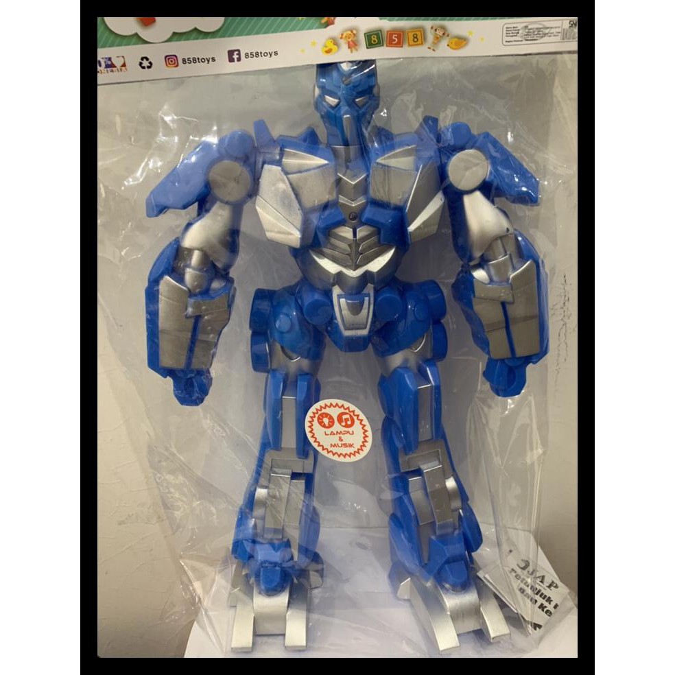 Update Mainan Robot Jumbo Transformer Optimus Prime Bumblebee Nyala Suara Action Figure Terlaris