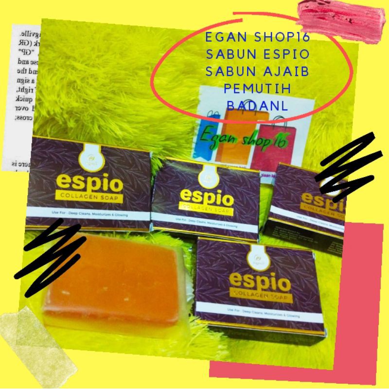 sabun espio - sabun collagen soap original - sabun espio asli