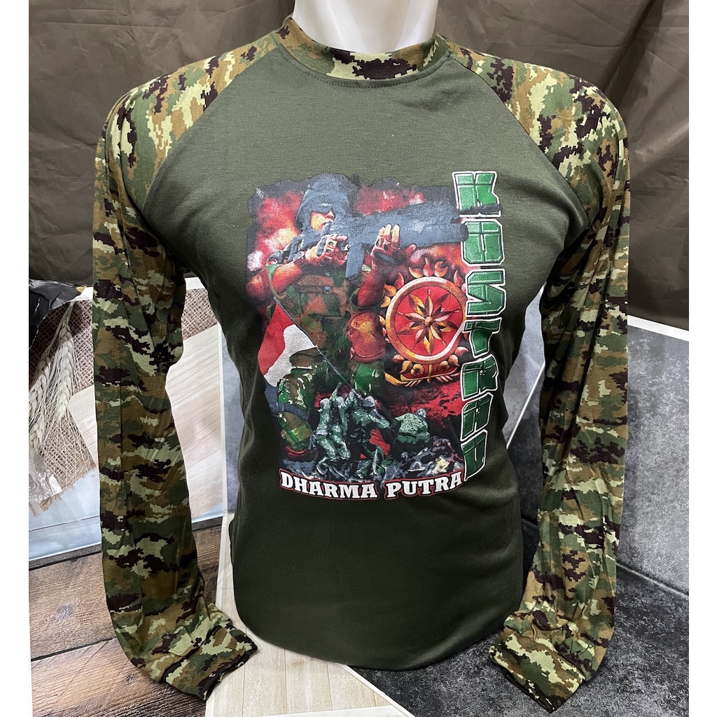 Kaos Raglan Kostrad Linud - Kaos Kostrad Linud Panjang