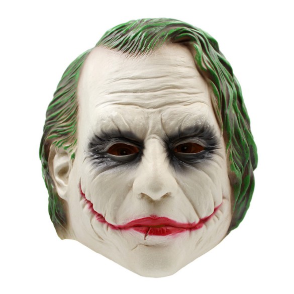 TOL-26 topeng latex karet kepala badut joker suicide squad head mainan prank halloween