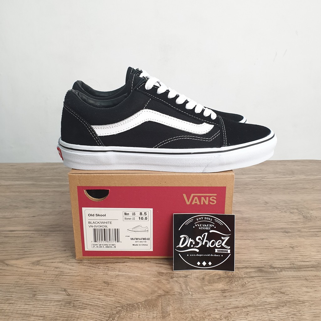 vans old skool hitam
