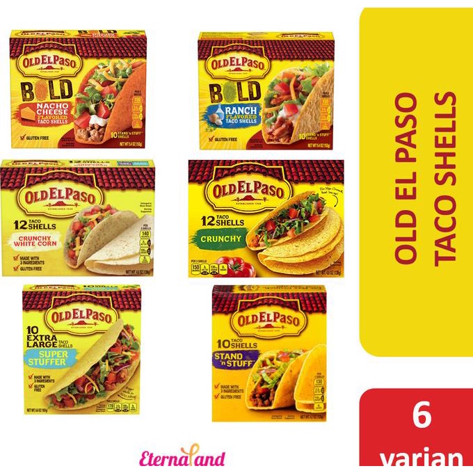 

Old El Paso 12 Taco Shells - Taco Mexico Impor Ready