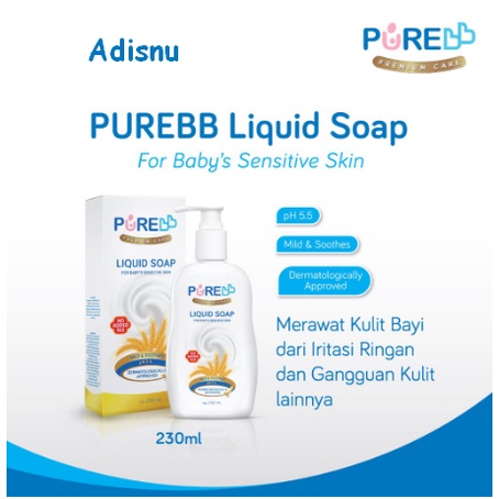 PURE Baby Liquid Soap PureBB Sabun Kulit Sensitif Bayi Cair 80 ml