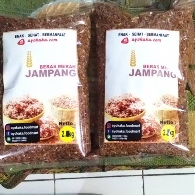 

Beras Merah Jampang Kemasan 2 kg