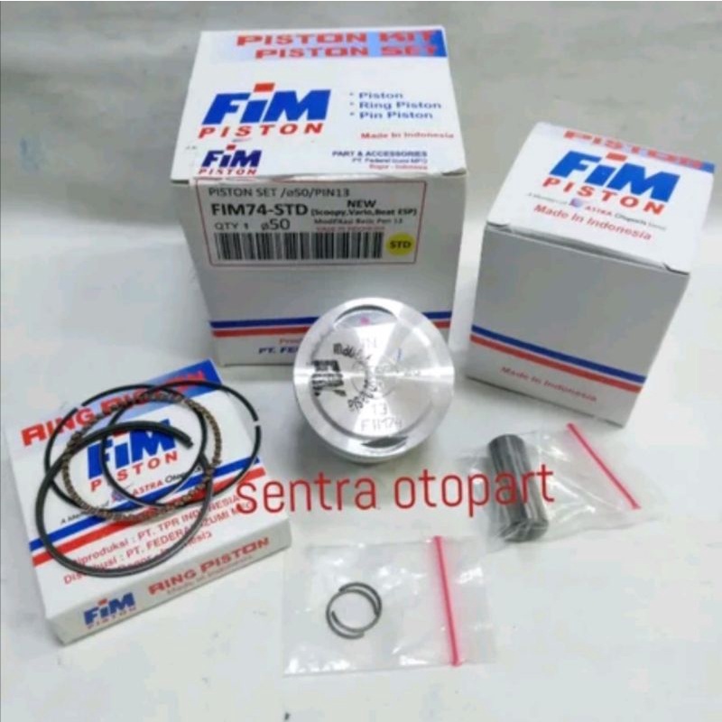 Piston kit beat esp. Beat street oversize std merk fim