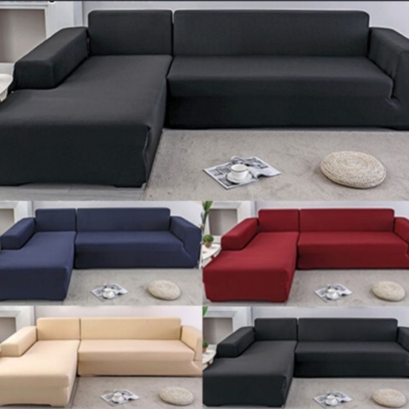 cover sofa letter L / sarung sofa letter L