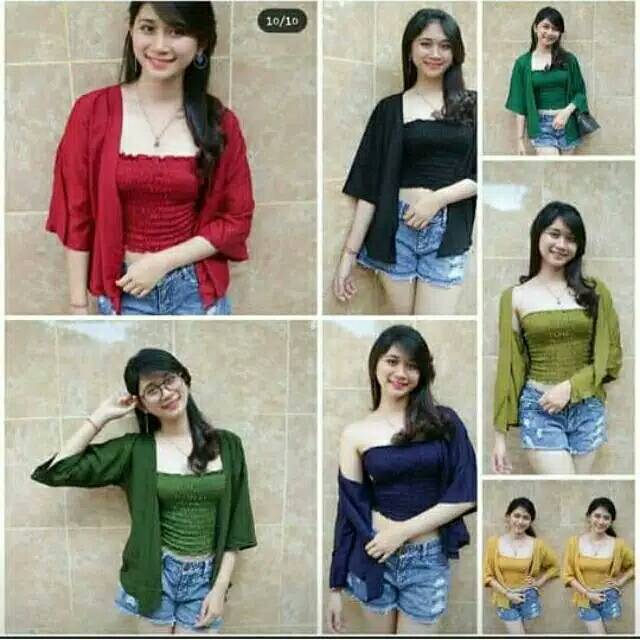 CARDIGAN SET+KEMBEN BALI TERLARIS