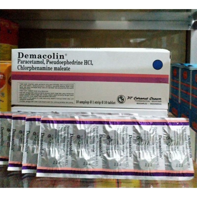 DEMACOLIN TABLET 1 STRIP 10 TABLET