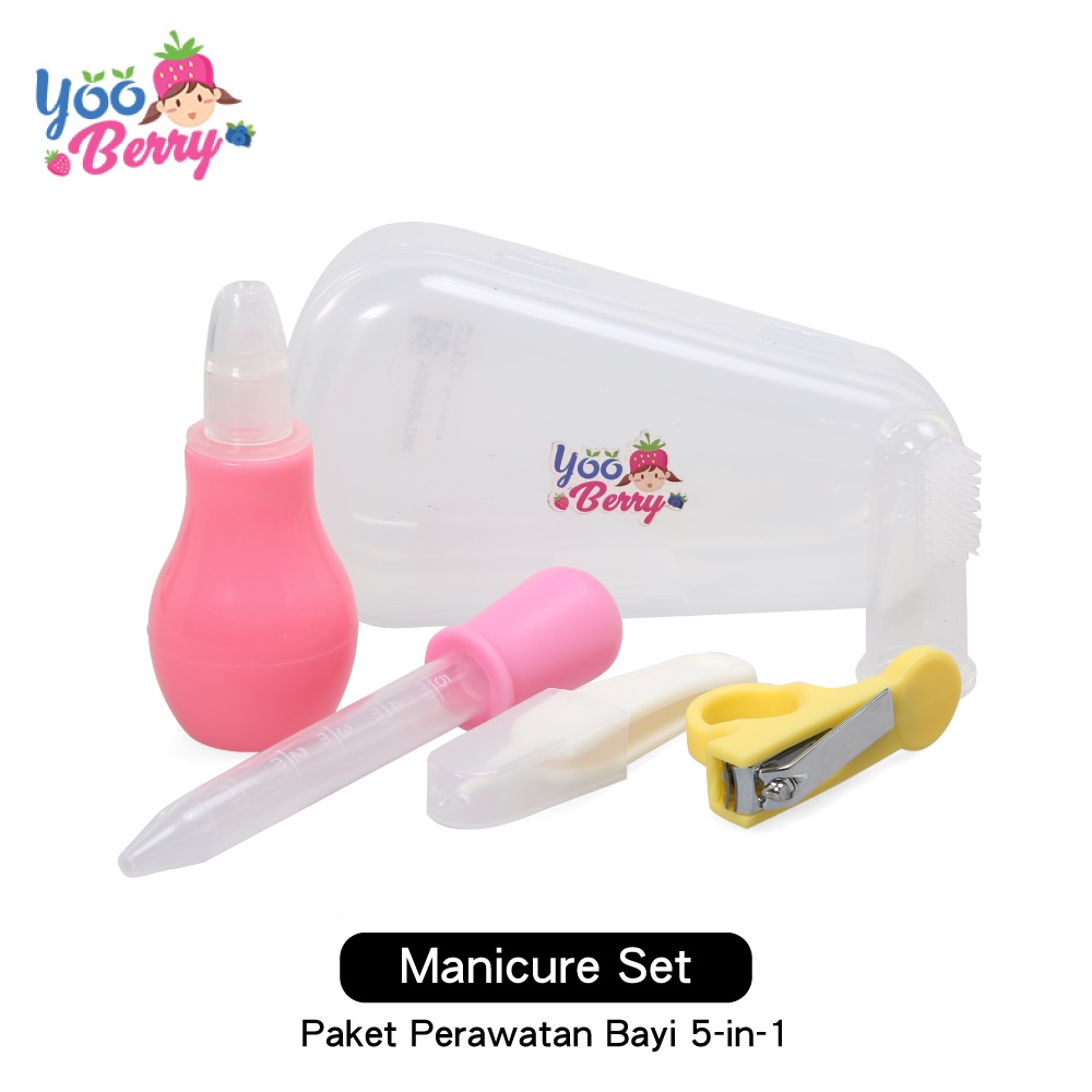 YooBerry 5-in-1 Manicure Set Gunting Kuku Bayi Paket Perawatan Bayi Berry Mart