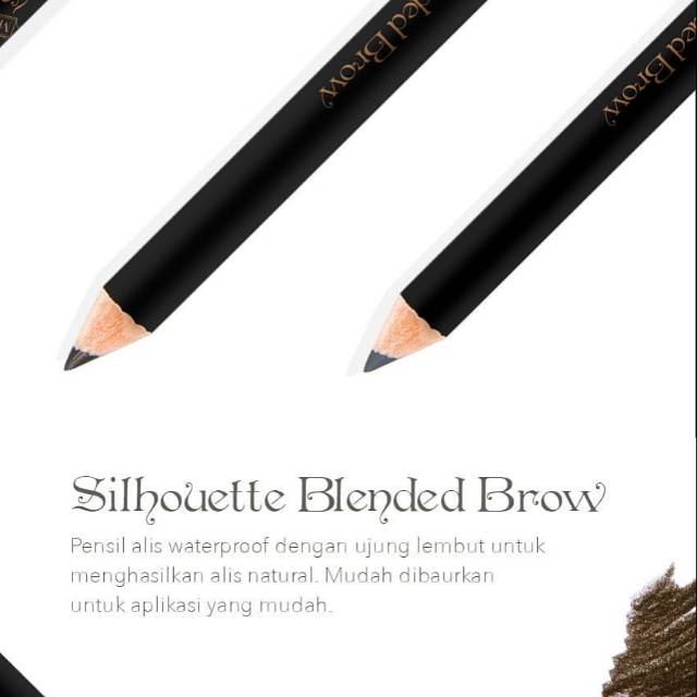 Madame Gie Silhouette Blended Brow Espresso Brown-Madam gie MakeUp Pensil Alis