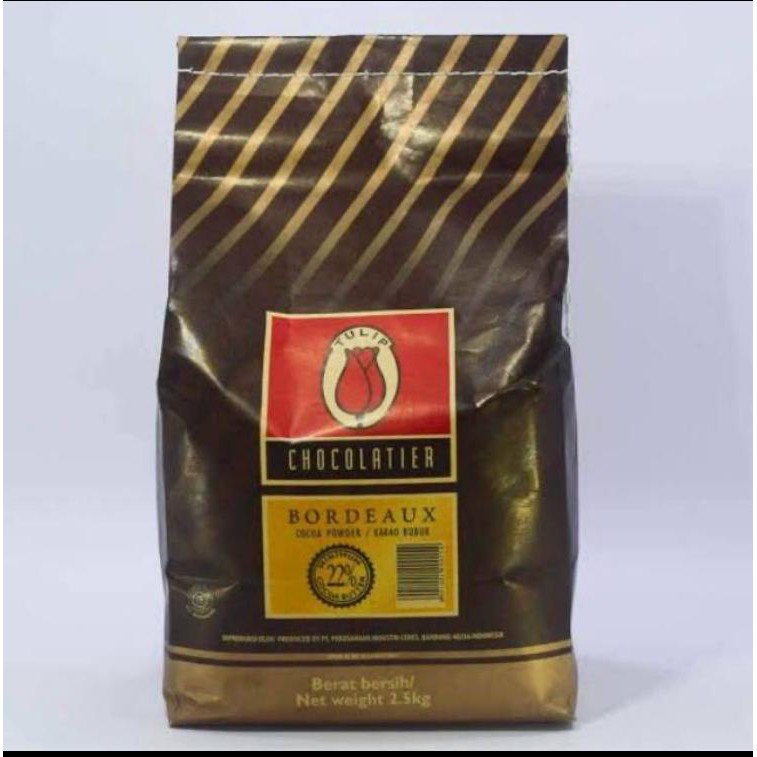 Tulip Bordeaux - Coklat Bubuk Cocoa Powder Rep 250gram