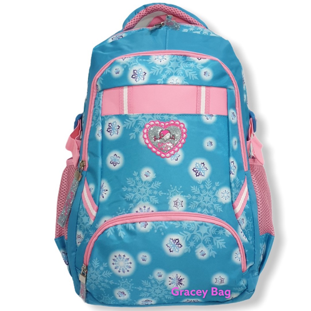 GB-77920S Tas Ransel Anak Perempuan Silvergirl Motif Snowflakes