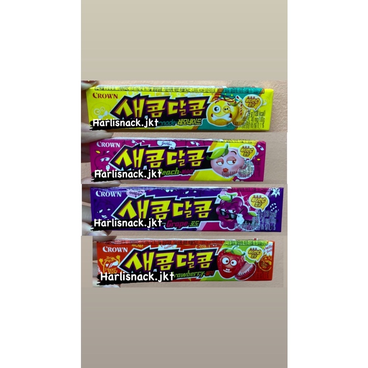 

CROWN SAEKOMDALKOM GRAPE / PEACH / STRAWBERRY / ORANGE LEMON - KEMBANG GULA