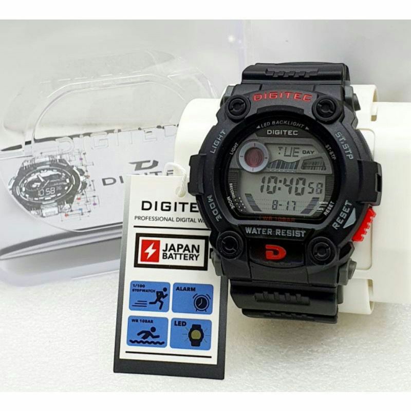 jam tangan pria Digitec DG 5900 / DG 5900 digital Digitec 5900 original