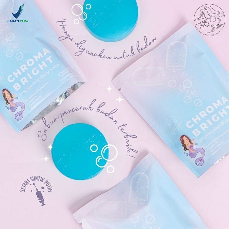 [READY] CHROMA BRIGHT BRIGHTENING BODY SOAP FLOHERA