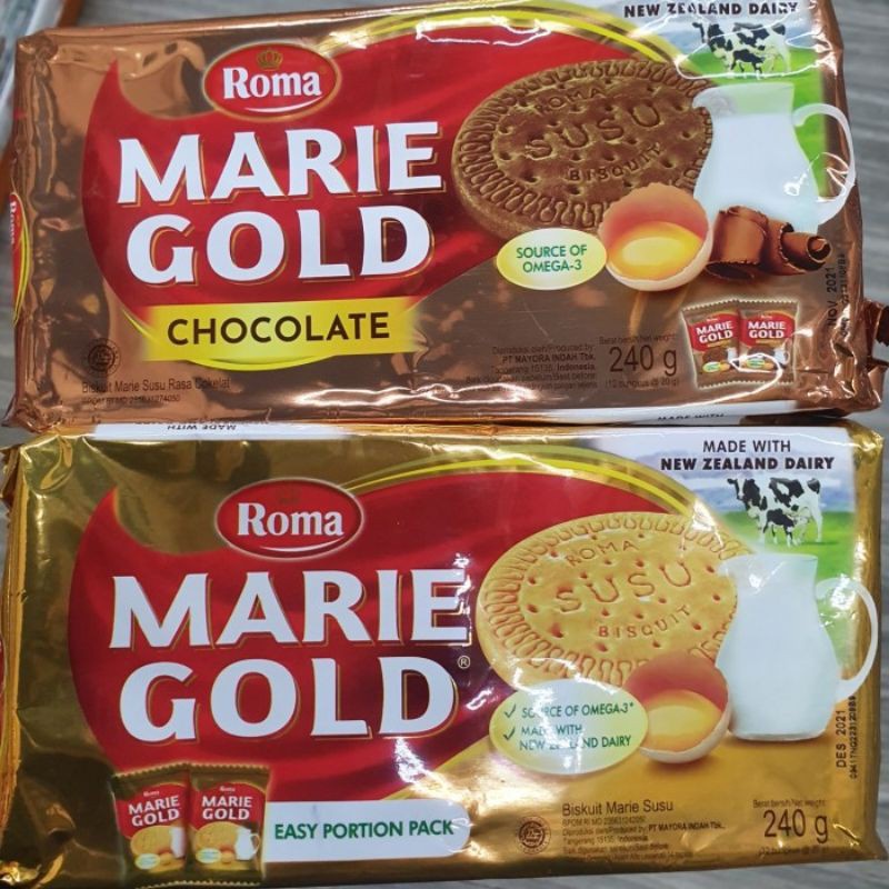 

Roma Marie Gold Original , Coklat ( 240 gr )