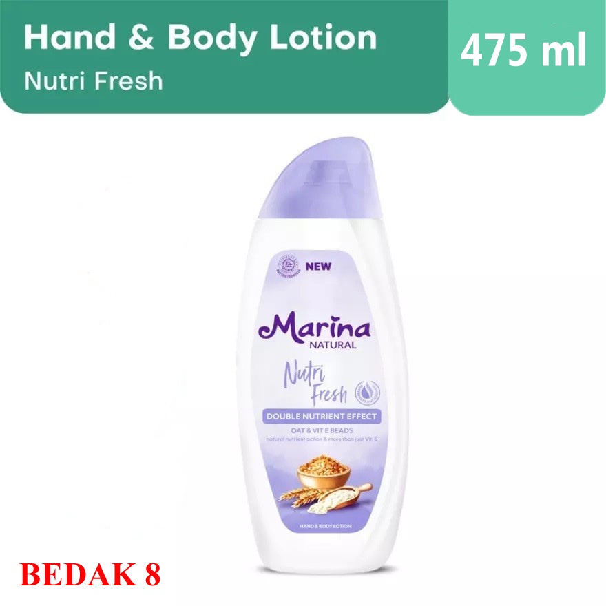 Marina Hand Body Lotion Natural 475 ml - Nutri Fresh / Nutri Serum