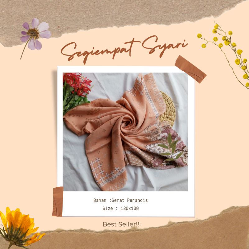 COD TERMURAH jilbab segiempat Aubrey syari 130x130 brand azzura scarf BEST SELLER