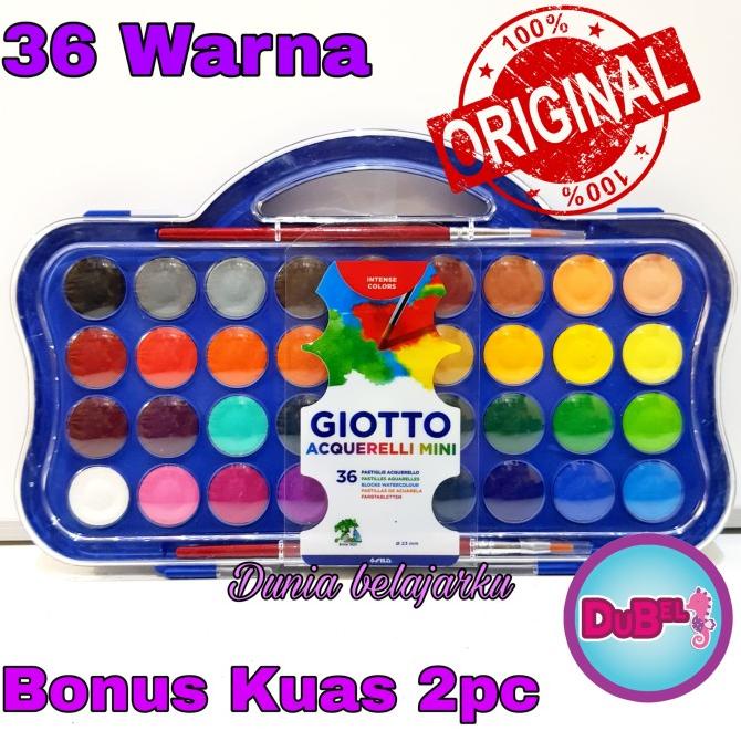 

TERMURAH Cat Air Giotto 36 Warna + Kuas 2 Pc/CAT AKRILIK SET/CAT AKRILIK SET 24 WARNA/CAT AKRILIK PASTEL/CAT AIR/CAT AIR LUKIS SET/CAT AIR GIOTTO/KUAS LUKIS 1 SET/KUAS LUKIS KECIL/KUAS LUKIS LENGKAP/KANVAS LUKIS/KANVAS LUKIS SKETSA/KANVAS LUKIS